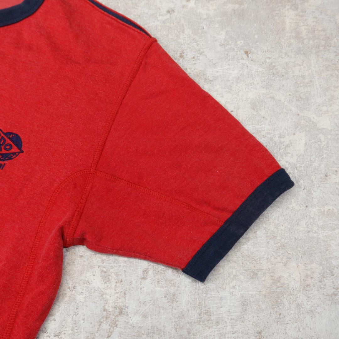 ポールスミススポーツ × アンブロ 00s リンガーTシャツ M レッド