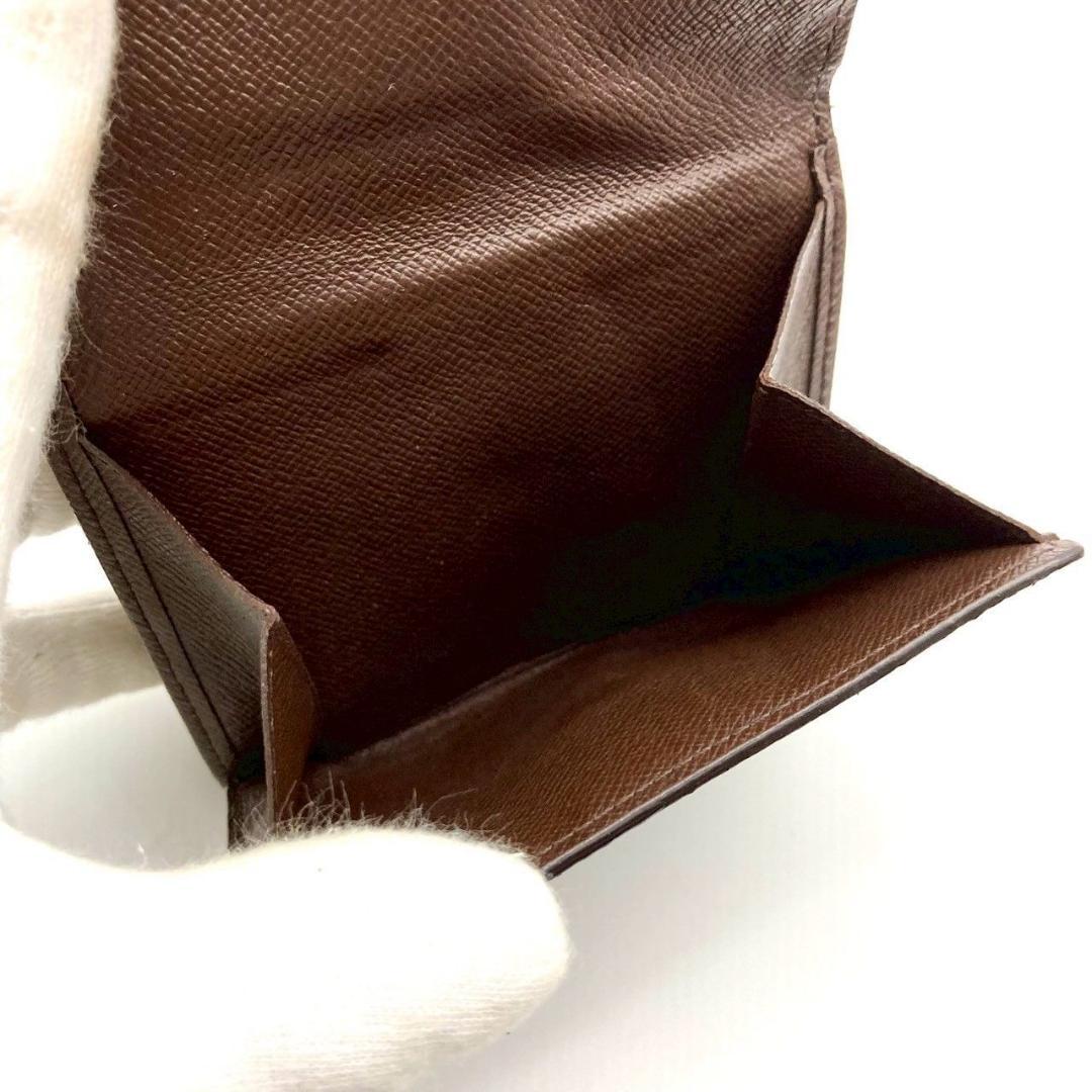 ルイヴィトン ダミエ ポルトモネビエ カルトクレディ 三つ折り財布 71222