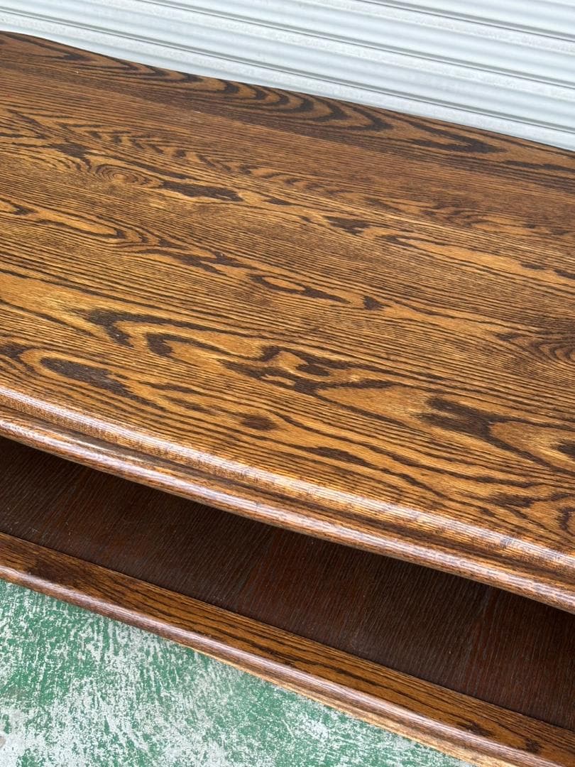 ヴィンテージ センターテーブル オランダ オーク ローテーブル 木製 完成品