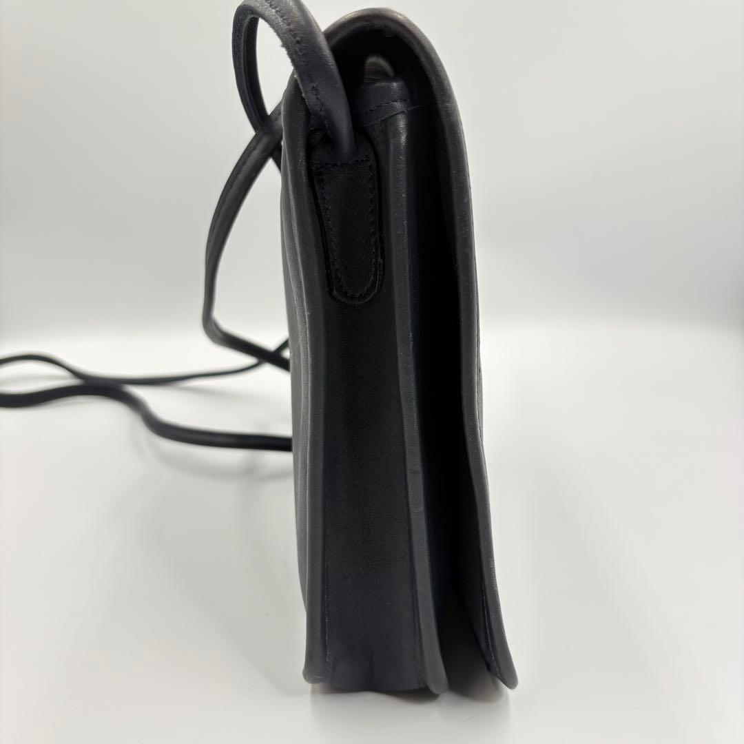 COACH オールドコーチ　9965 ネイビー　ターンロック　ショルダーバッグ