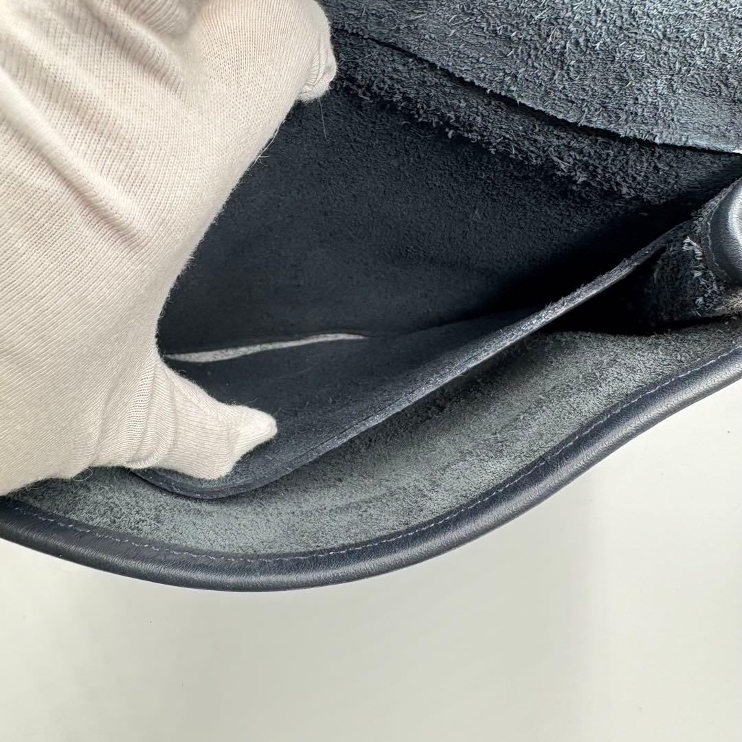 COACH オールドコーチ　9965 ネイビー　ターンロック　ショルダーバッグ