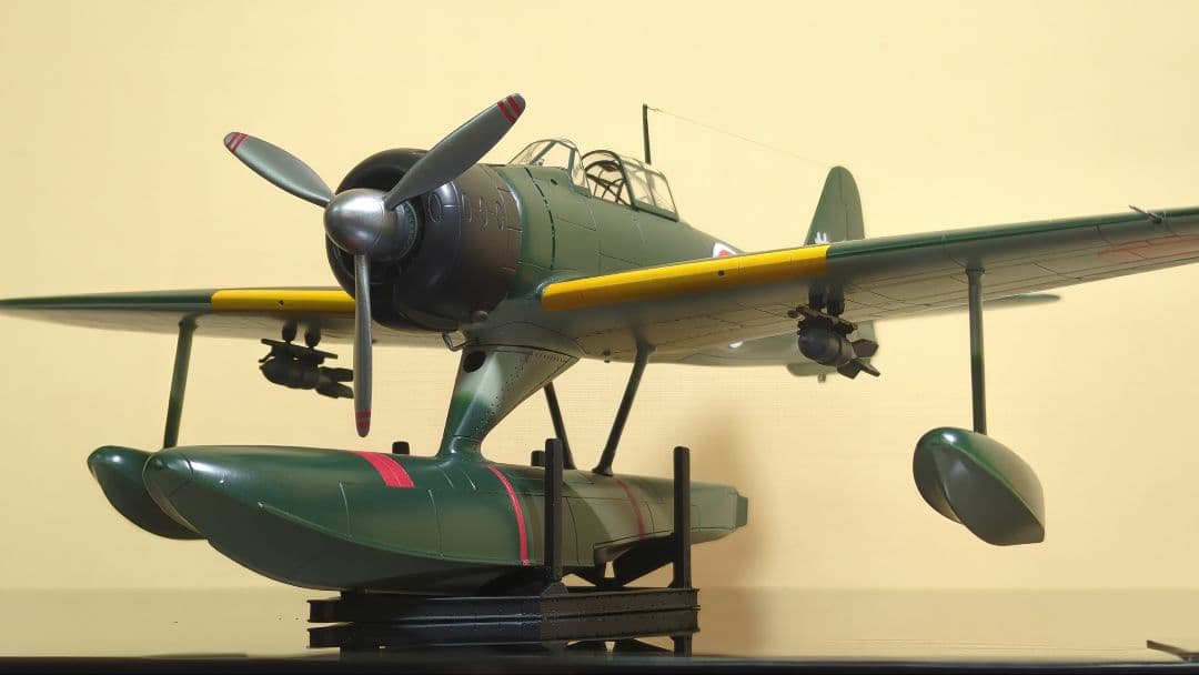 【user_81efbad7】【プラモデル完成品】1/48二式水上戦闘機