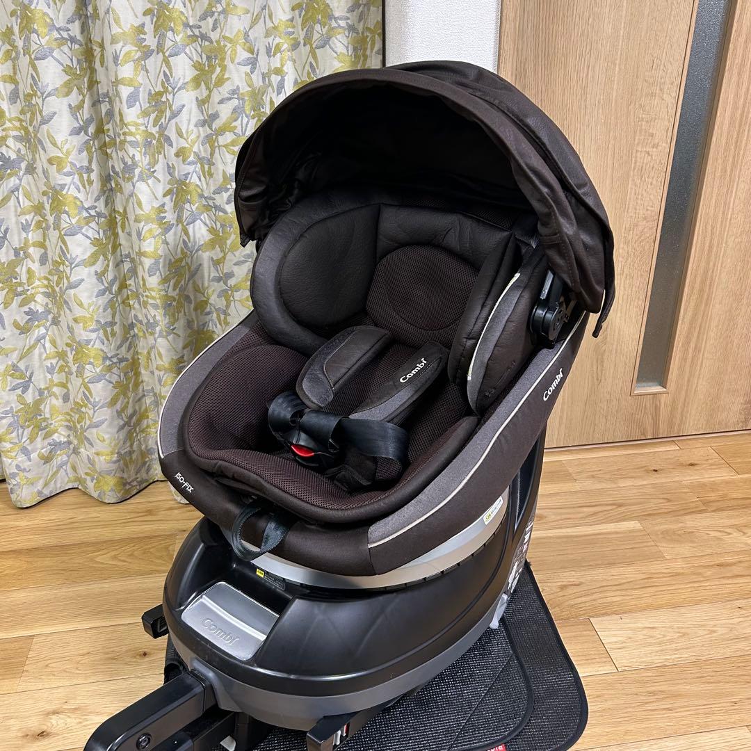 洗濯済み　combi クルムーヴスマート　isofix JG-650 ブラウン