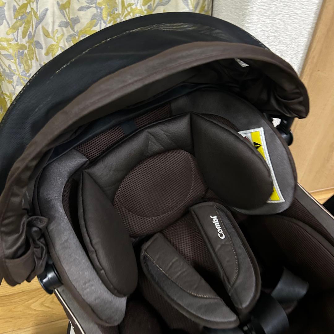 洗濯済み　combi クルムーヴスマート　isofix JG-650 ブラウン