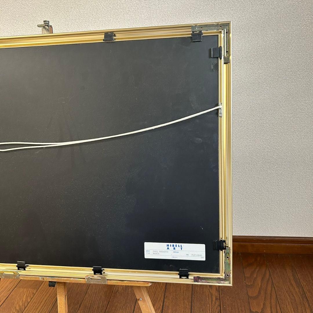 PAUL　HOGARTH　MARCH　ポール　ホガース　版画　直筆サイン入