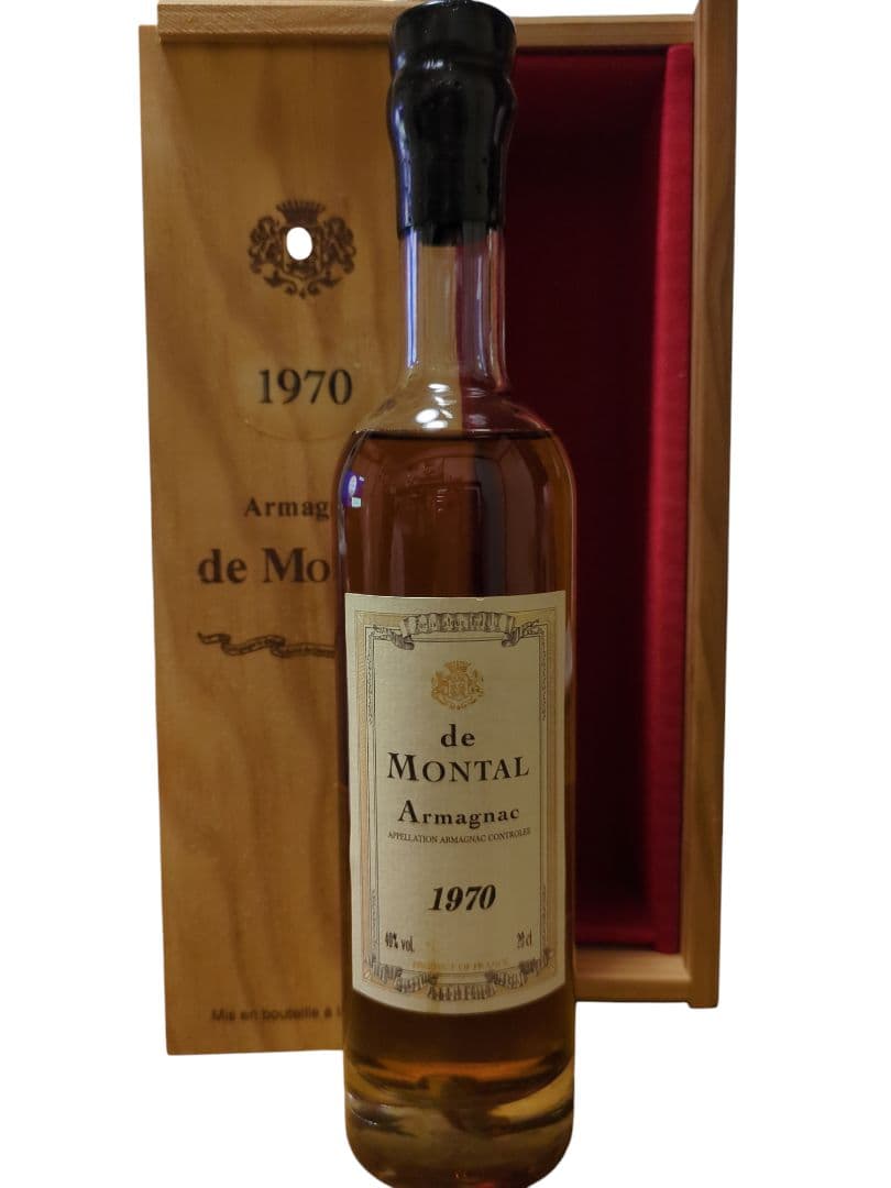 お値下げ☆de Montal Armagnac 1970 50cl