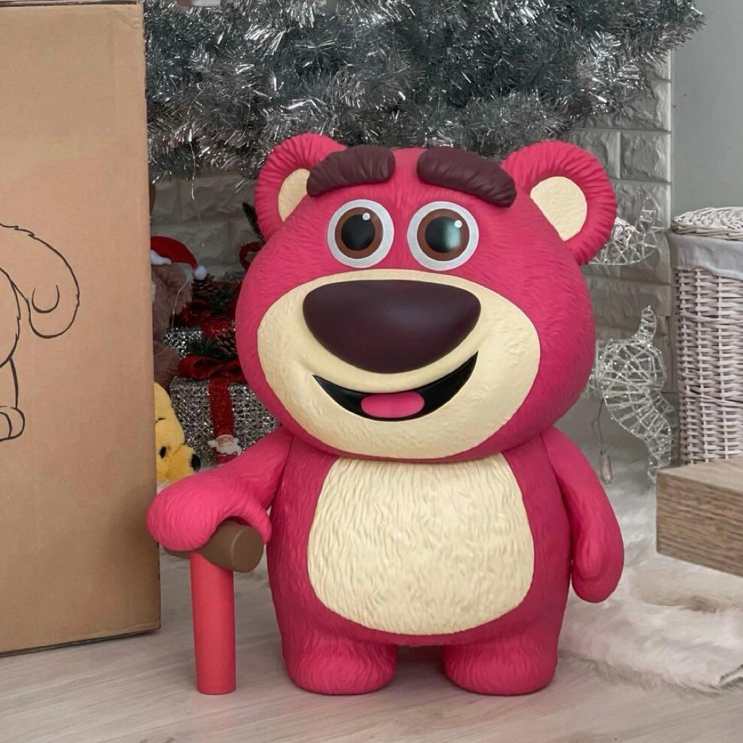 ストロベリーベアフィギュア 約36cm ピンク