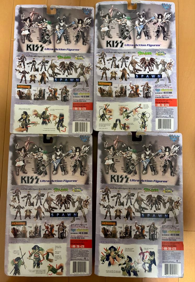 KISS マクファーレントイズ ウルトラアクションフィギュア セット