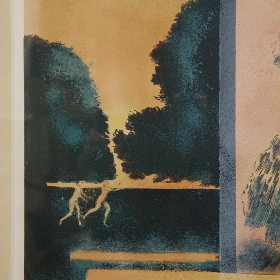 ポール・ギアマン 56/175 大判 リトグラフ 絵画 美術 芸術 額装 美術品