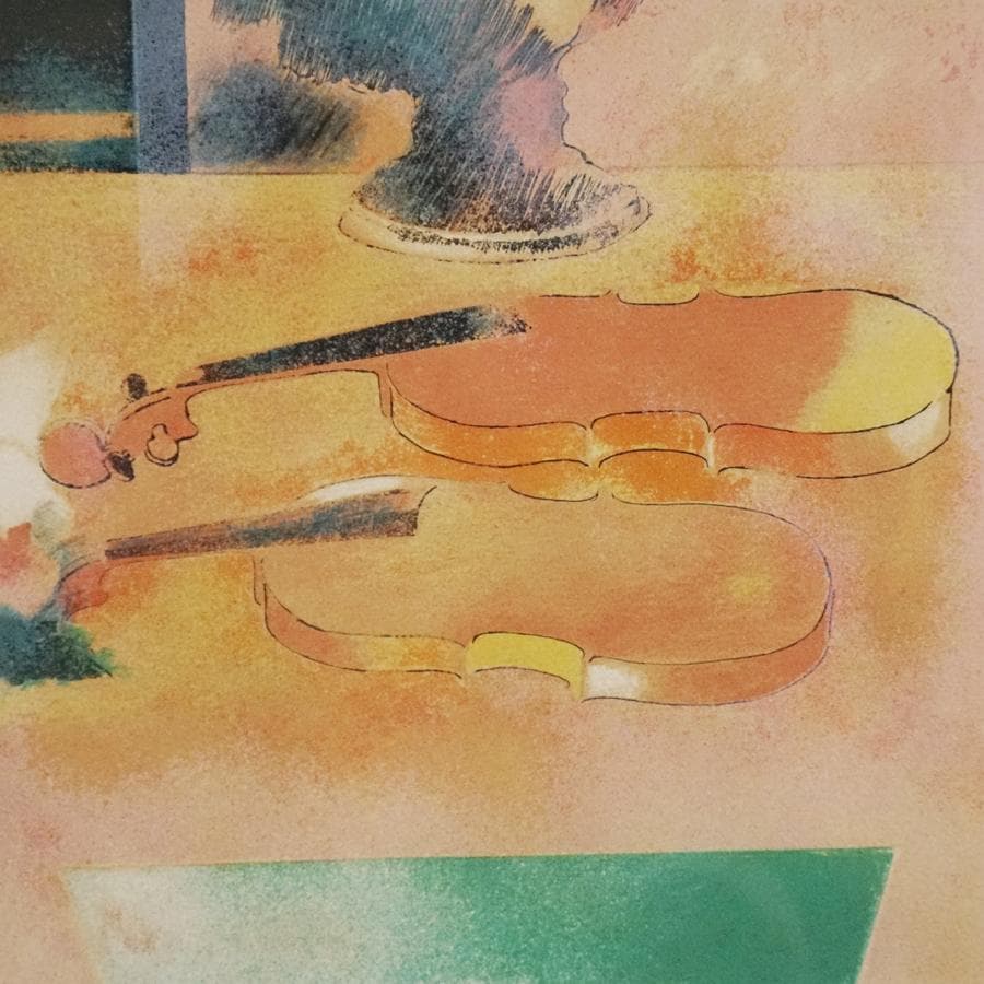 ポール・ギアマン 56/175 大判 リトグラフ 絵画 美術 芸術 額装 美術品