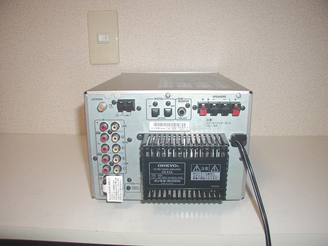 FR-X7A ONKYO オンキョー MD/CD ☆☆B☆☆