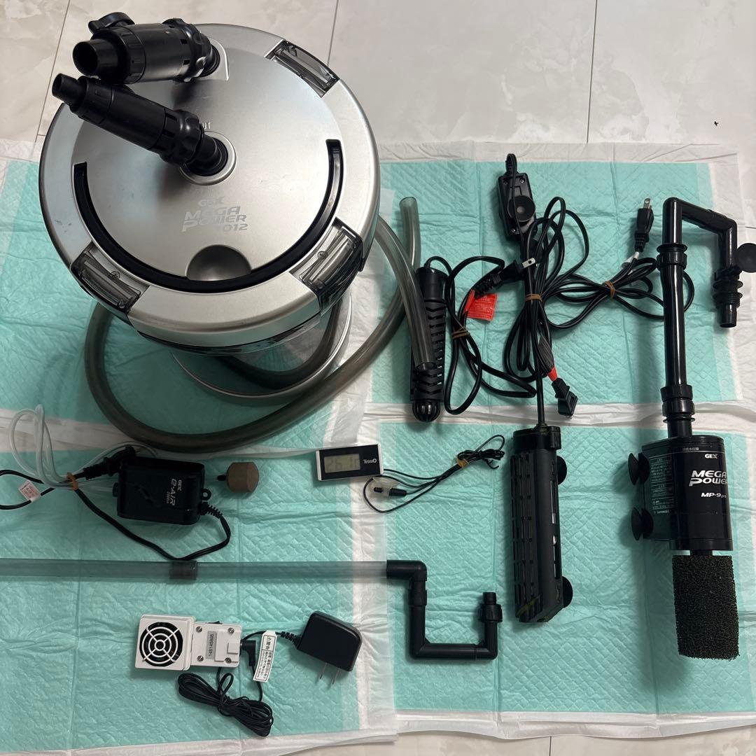 masato様90㌢大型ガラス水槽・水槽棚セット（フィルター・LEDライト付き）