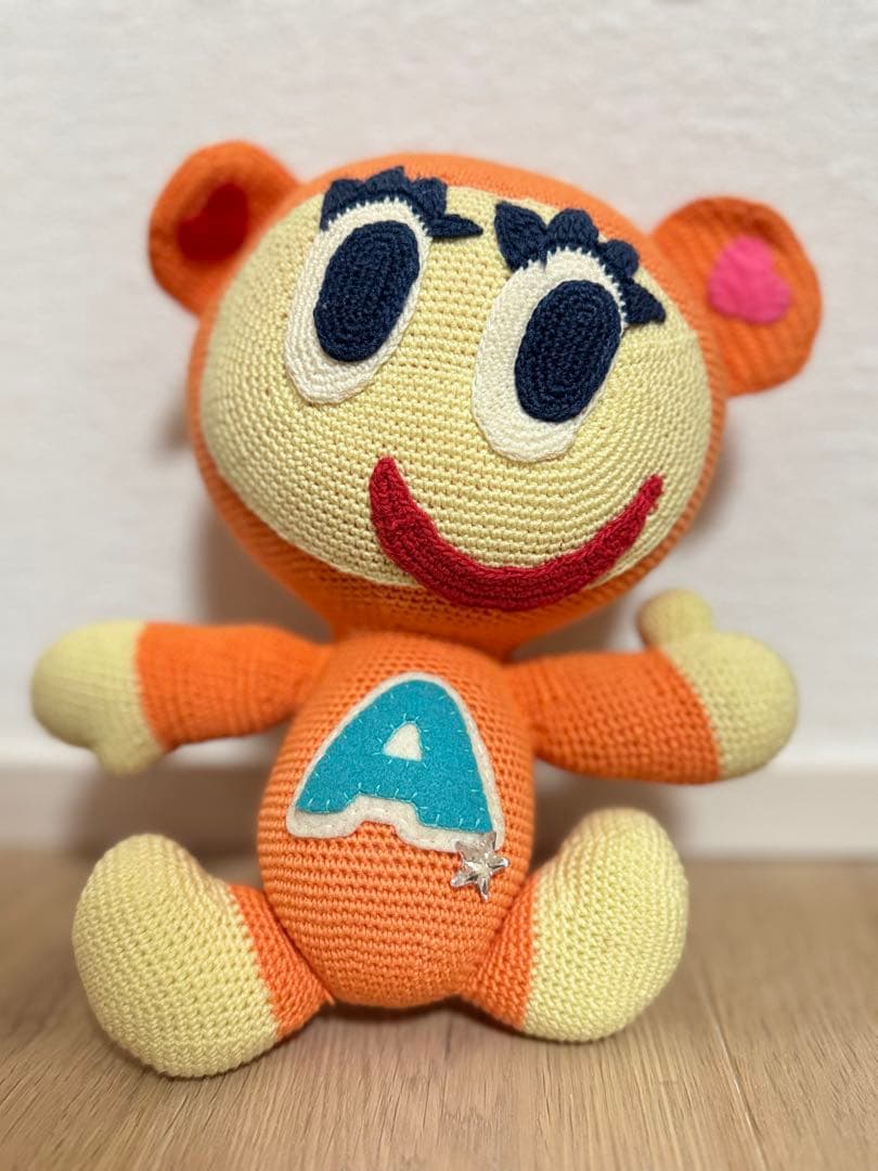 エンジェルブルー ナカムラくん ぬいぐるみ 編みぐるみ 新品 オレンジ レア