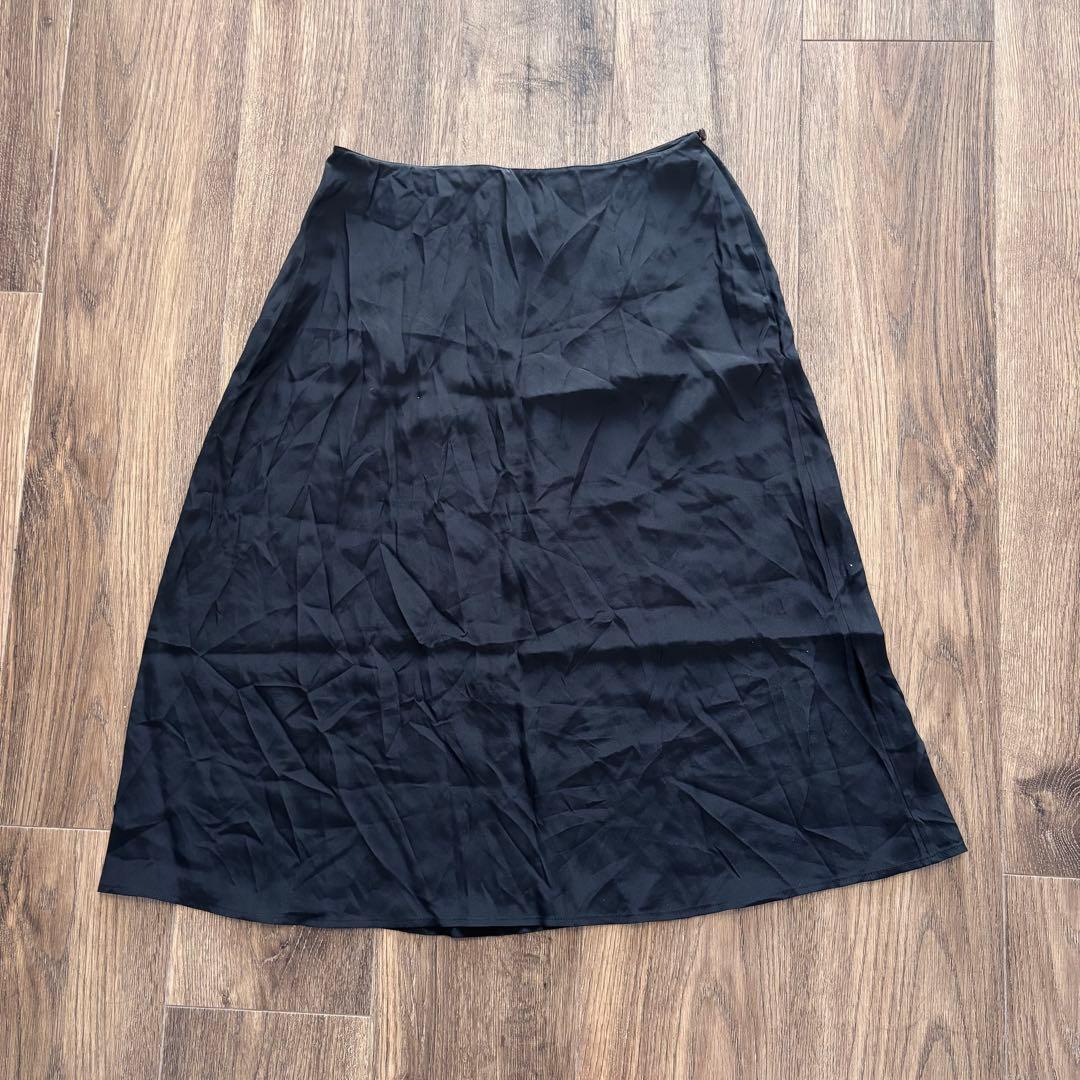 PRADA プラダ　ウエストデザインスカート　36S P125T