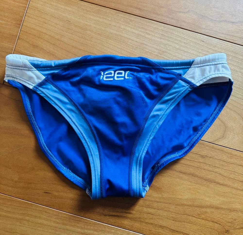SPEEDO アクアスペック RQ632 ブルー×ホワイト　Mサイズ 競パン