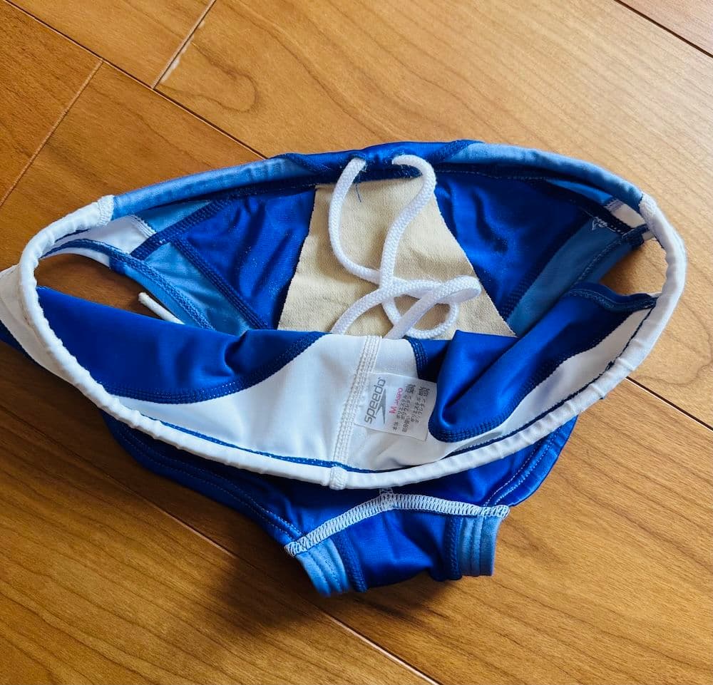 SPEEDO アクアスペック RQ632 ブルー×ホワイト　Mサイズ 競パン
