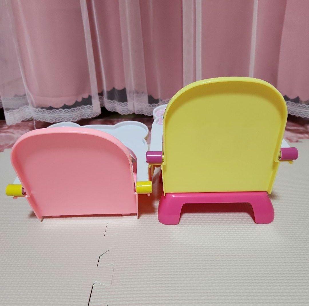 メルちゃん　人形　ベビーチェア　犬　マスク　ばんそうこう　　歯みがきセット