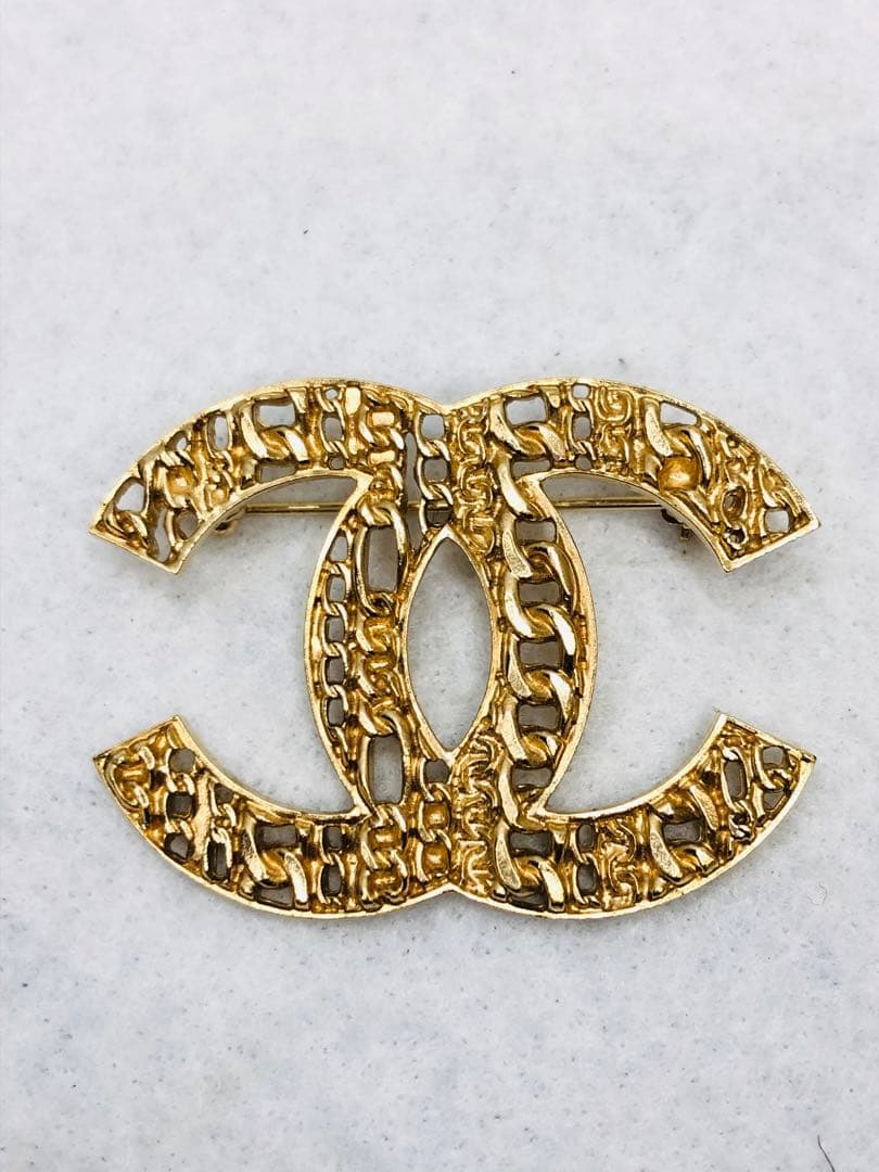 シャネル ブローチ ココマーク ゴールド金具