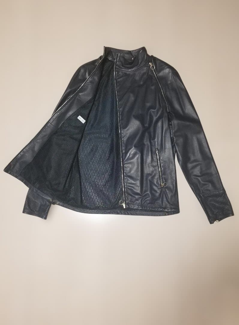 Paul Smith（ポールスミス） ラムレザー　ライダース シングル　Ｌ