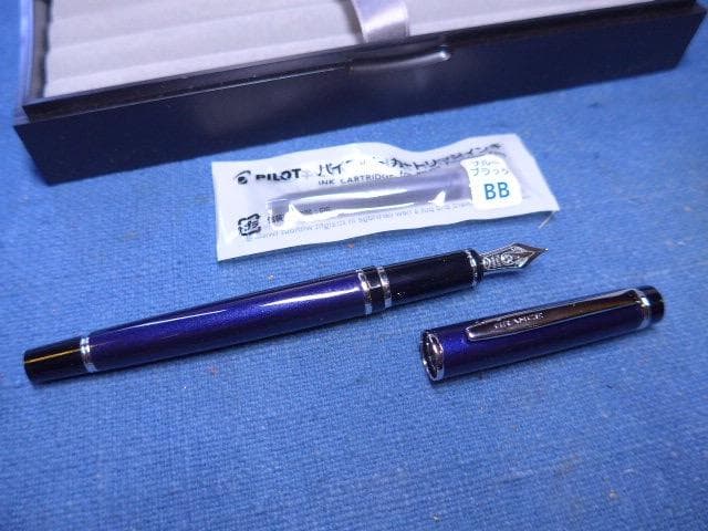 マニア向け　パイロット グランディー／14 K ブルー 文部科学省バージョン