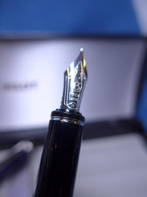 マニア向け　パイロット グランディー／14 K ブルー 文部科学省バージョン