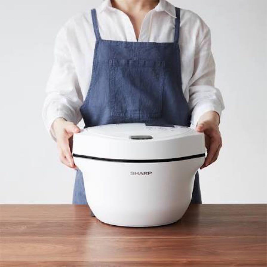 セール‼️ 新品未開封‼️ SHARP自動調理鍋 ヘルシオ KN-HW16G-W