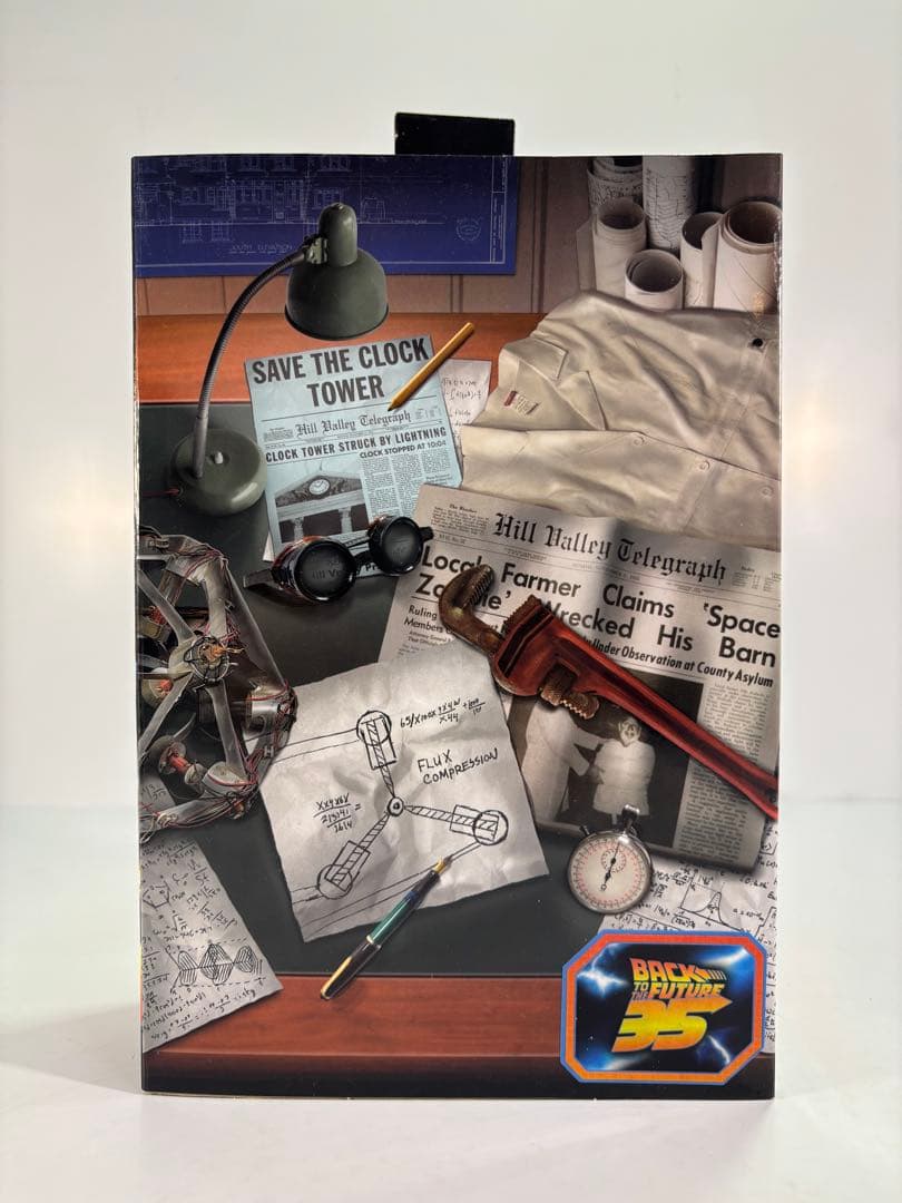 NECA バックトゥザフューチャー ドク・ブラウン 35周年記念