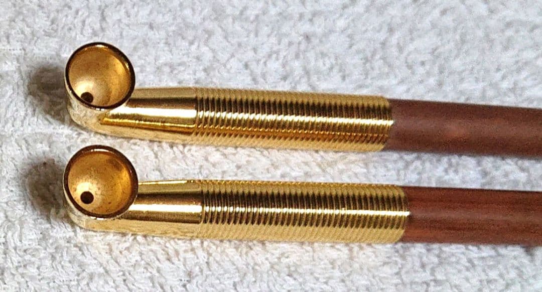 茶道具 如心斎好煙管壱双A447