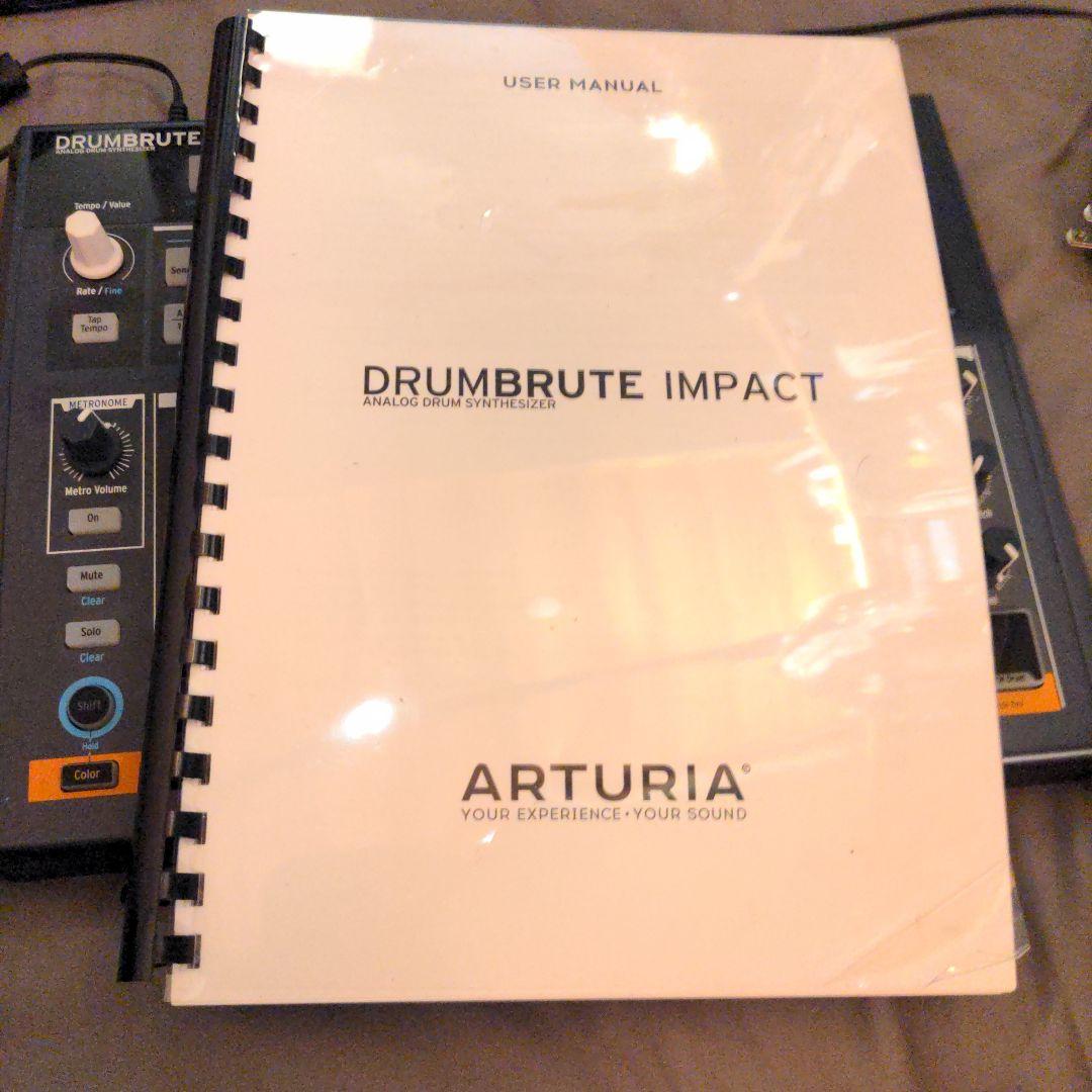 m*a様 ARTURIA DRUMBRUTE IMPACT 本体とマニュアル