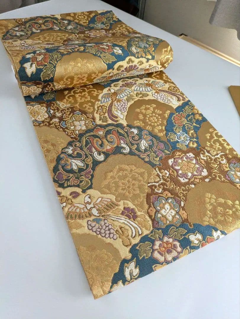 ぱ*ぴ様 正絹西陣織伝統工芸士フォーマル鳳凰雪輪文様