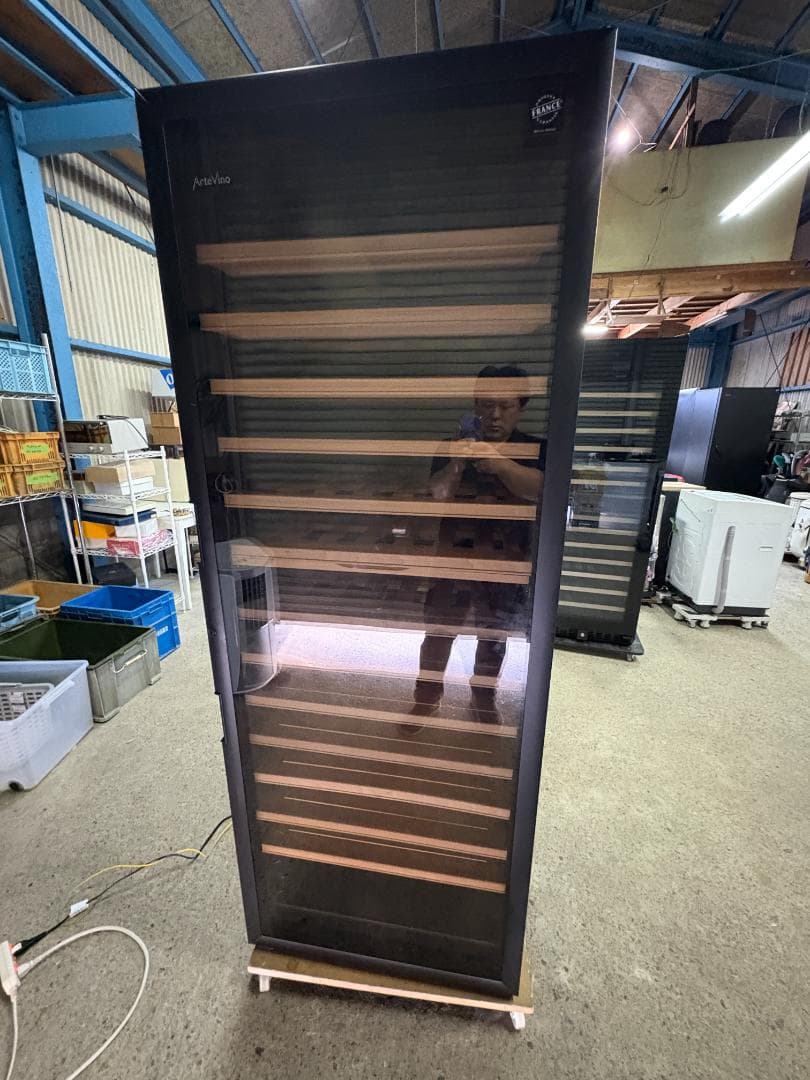 Artevino ワインセラー FV270GSP-L 579L ガラス扉 大型