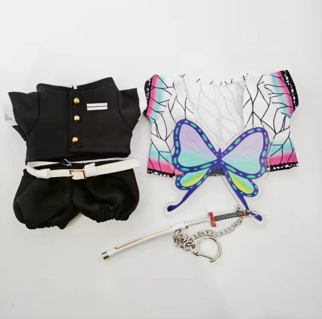 Labubuラブブ 15〜17cm用 和風隊服風コスチューム 8点セット