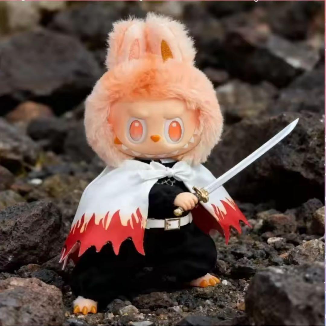 Labubuラブブ 15〜17cm用 和風隊服風コスチューム 8点セット