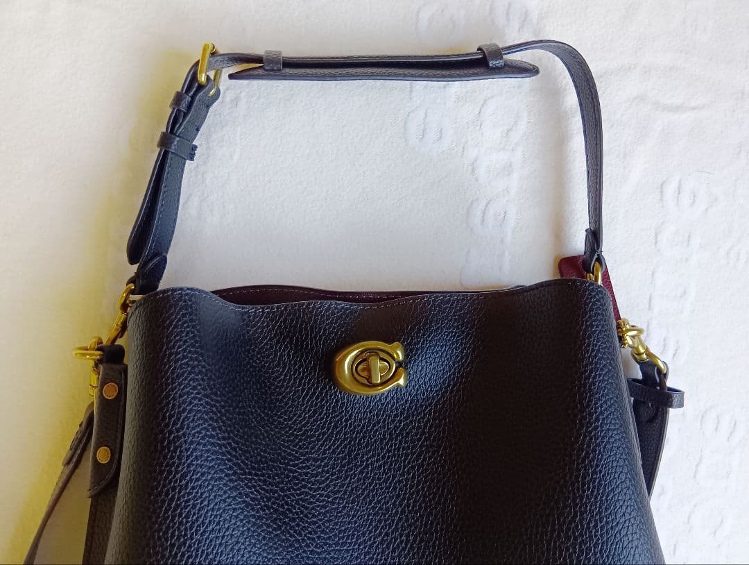 COACH コーチ ウィロウ ショルダー バッグ カラーブラック