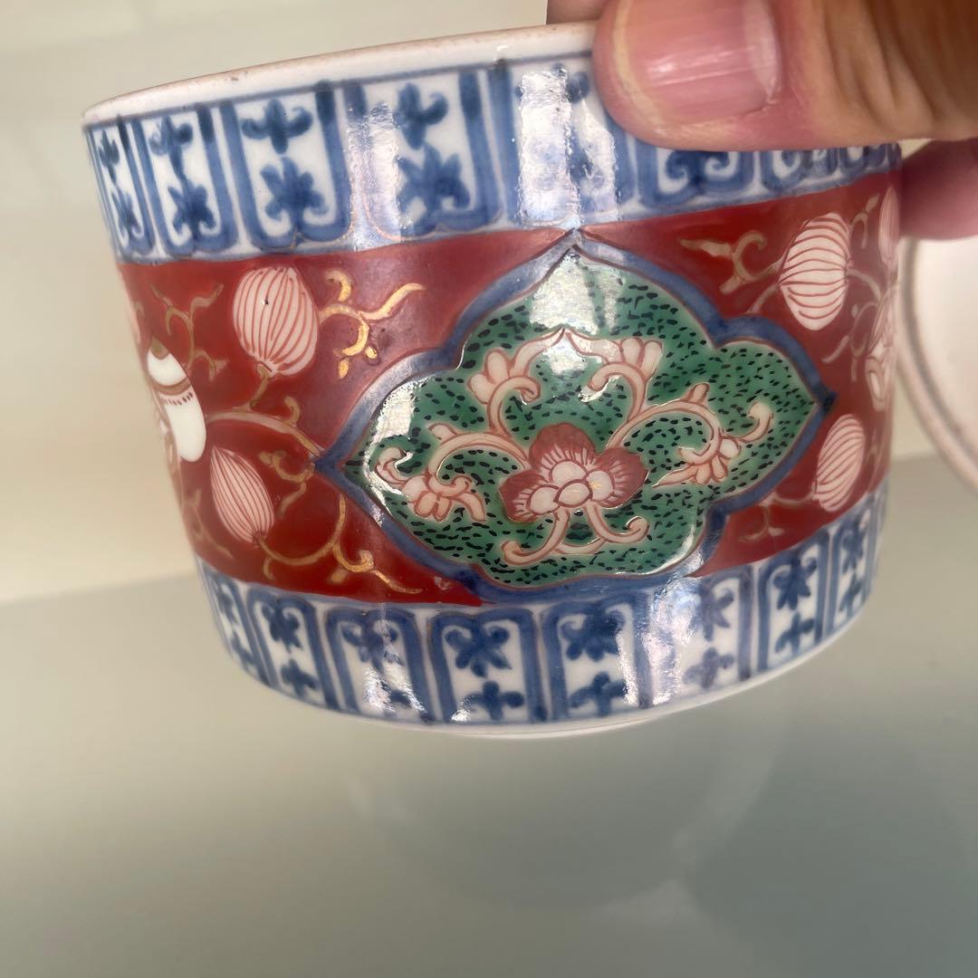 江戸　元禄　古伊万里　蓋物