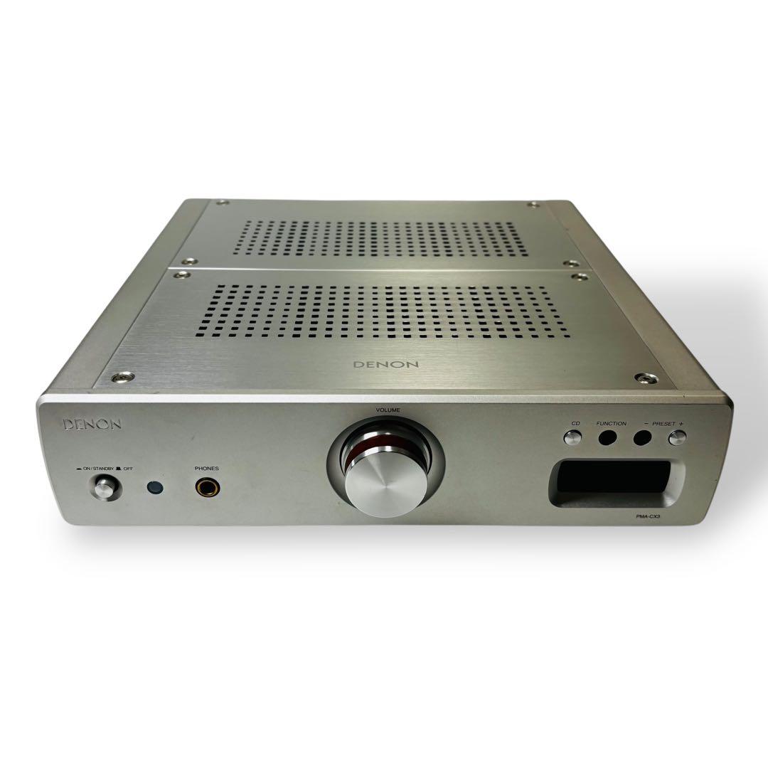デノン DENON PMA-CX3 プリメインアンプ レシーバー シルバー