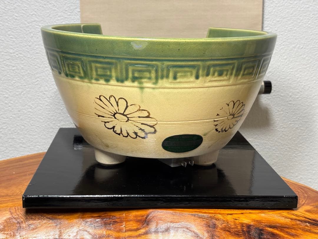 風炉型電熱器 野々田式 織部 道安型 炉用炭型電熱器