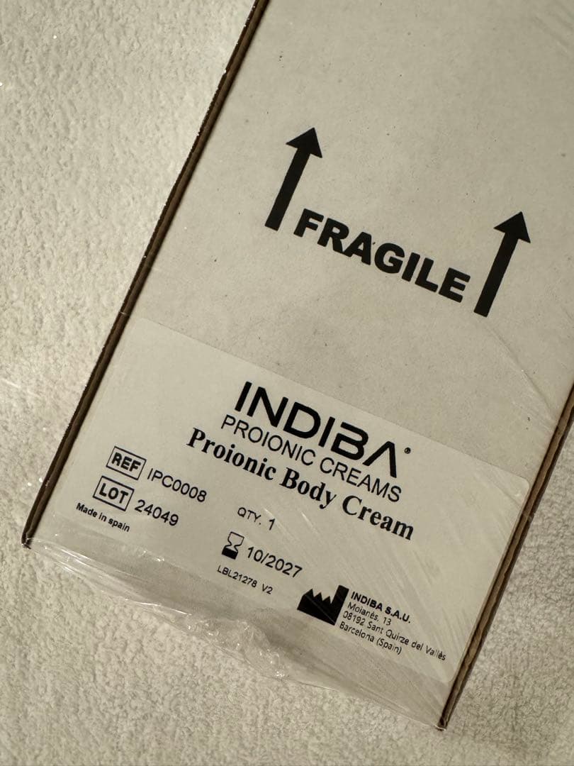 【新品・未使用】INDIBA Proionic /ボディークリーム