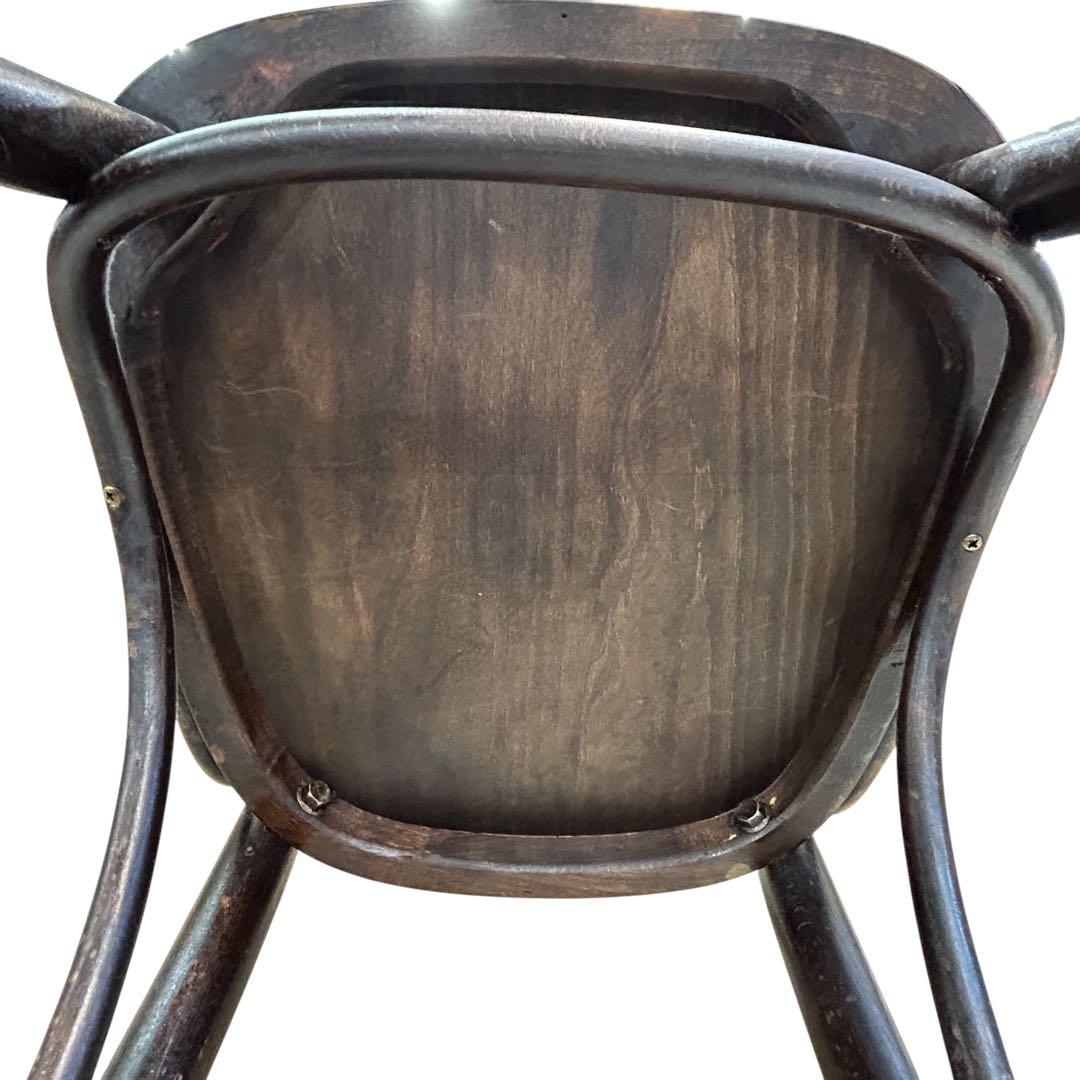 激レアアンティークTONベントウッドチェア パネルバック2脚 価値の解る方に!