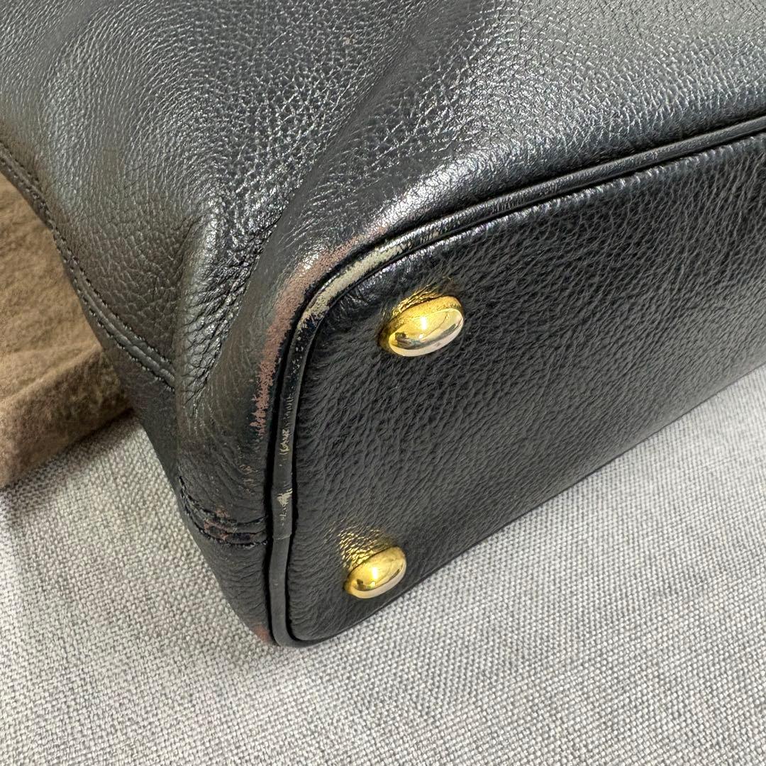 CELINE オールドセリーヌ ショルダーバッグ 黒 マンテル ヴィンテージ