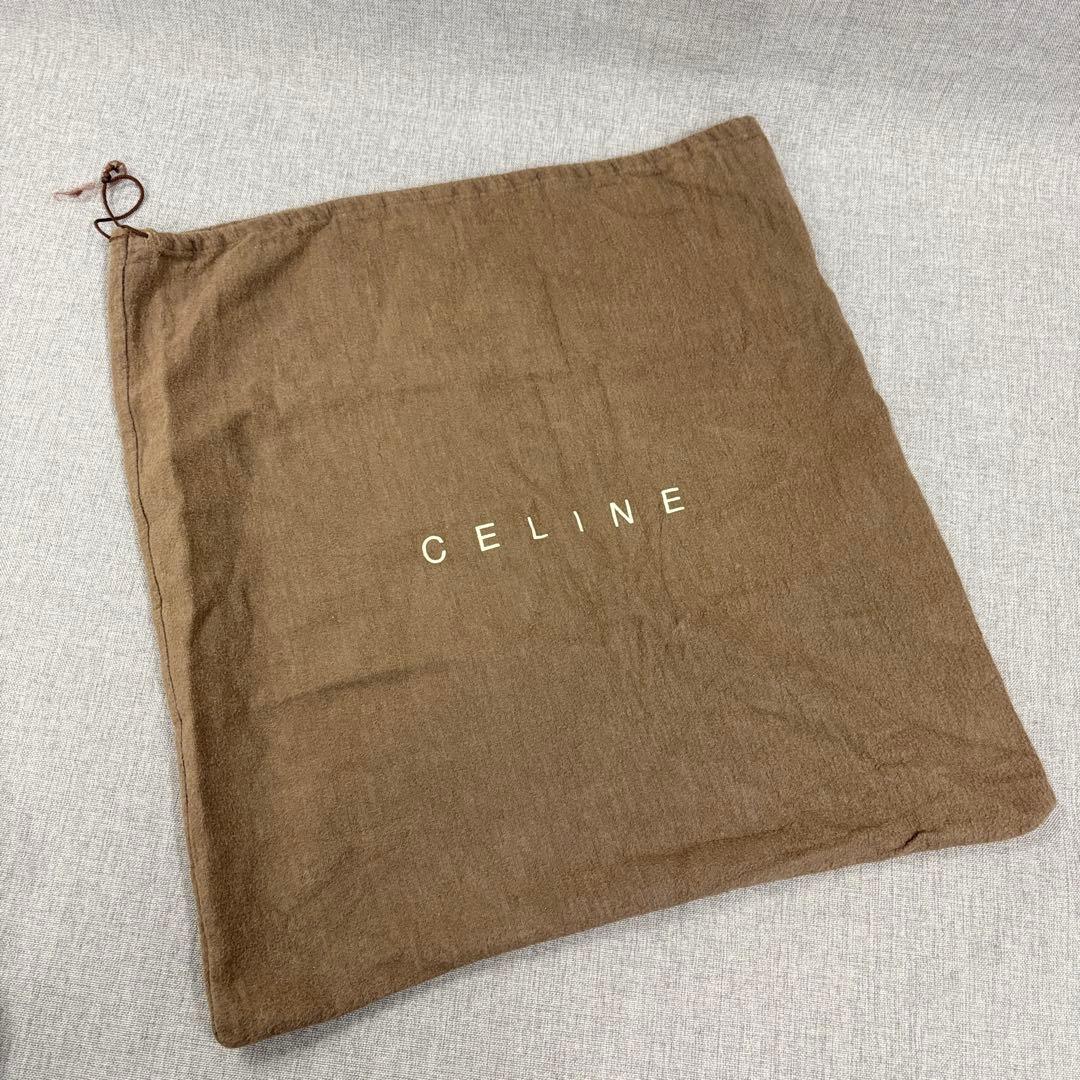 CELINE オールドセリーヌ ショルダーバッグ 黒 マンテル ヴィンテージ