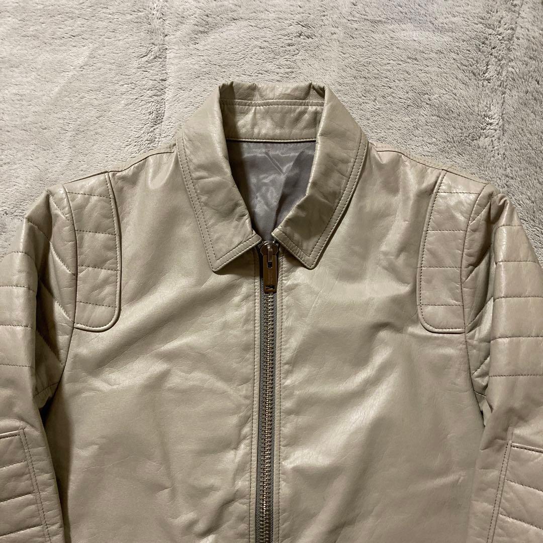 美品　UNDERCOVERISM パデッドレザージャケット　H4202-1