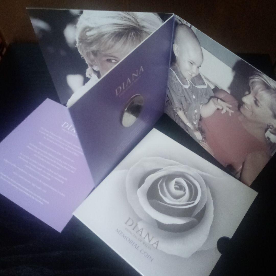 ダイアナ妃追悼記念 ５ポンド プルーフ白銅貨幣