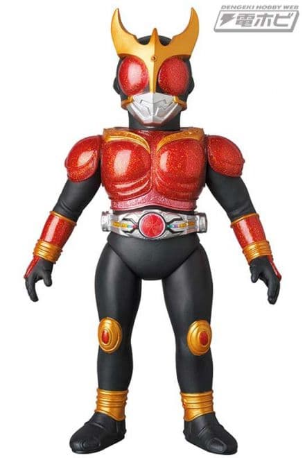 東映レトロソフビコレクション仮面ライダークウガ金ラメ赤クリアVer.超クウガ展
