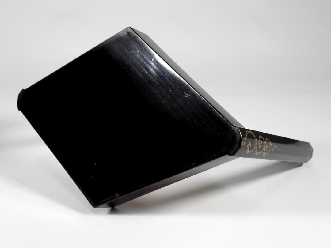 能登輪島塗 豪華金彩蒔絵 三重提箱 木製漆器 『坂井』 蒔絵飛鶴図