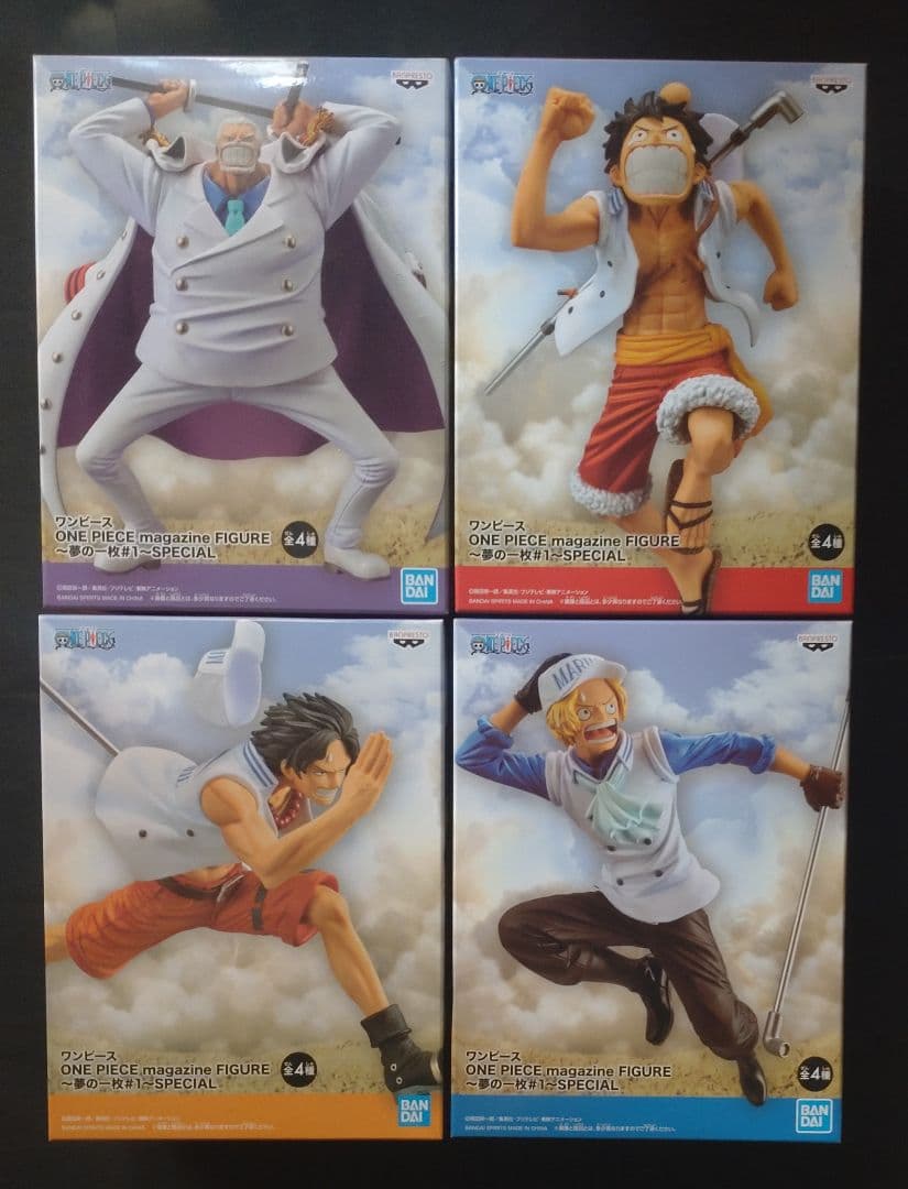 『希少』初回版、ワンピース~夢の一枚＃1~SPECIAL 4体セット