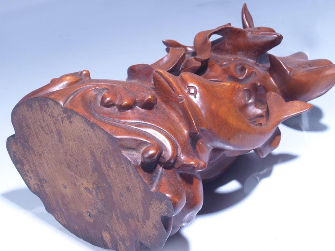 民間仕入れ品　中国清時代 　置物I0538A11-3