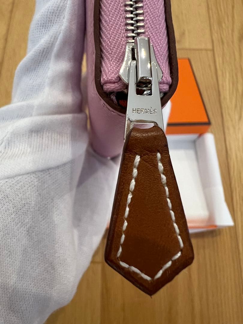 新品　HERMES エルメス　アザップ　シルクインコンパクト　モーヴシルベストル