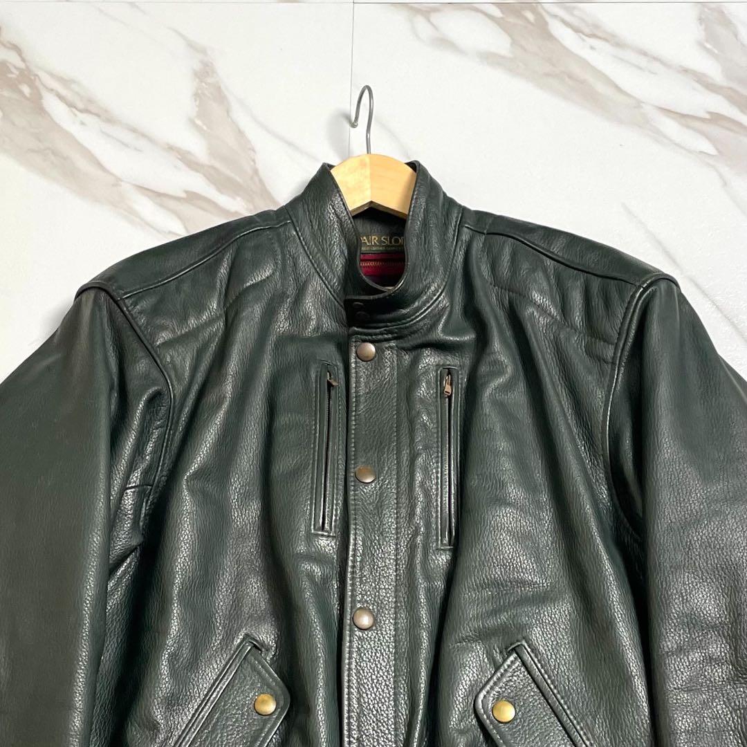 【美品✨】PAIR SLOPE 2way ライダースジャケット ライナー 緑