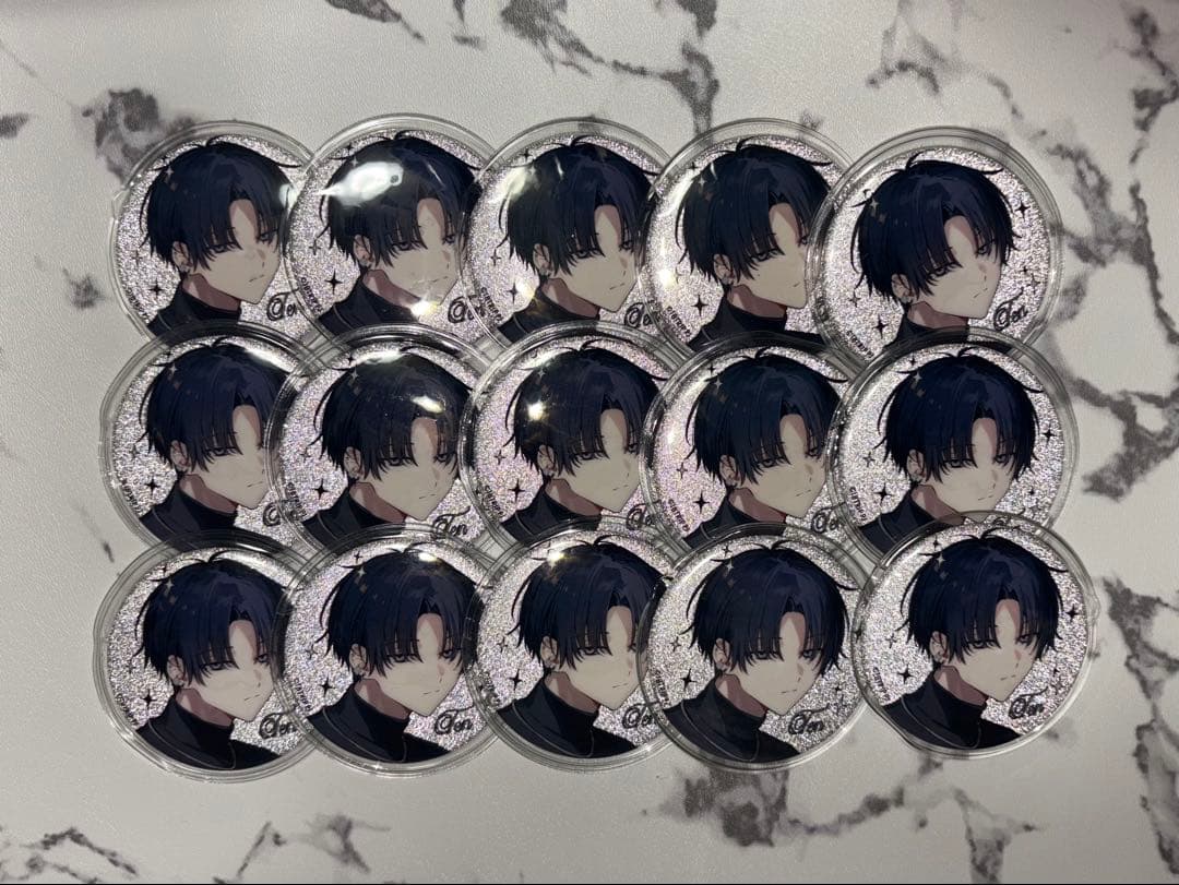 叢雲添 spoon 缶バッジ 15点セット